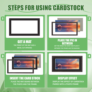 Vertical Picture Mat Made of High Quality Mat <strong>Board</strong> Acid Free Photo <strong>Mount</strong> <strong>Boards</strong> for Long Format Framing - Product Image 4
