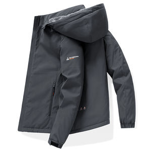 แจ็คเก็ตกลางแจ้งกันลมทนทานต่อการฉีกขาดทนต่อการขีดข่วนสามารถกำหนดโลโก้ได้เองสำหรับทุกเพศ - Product Image 3