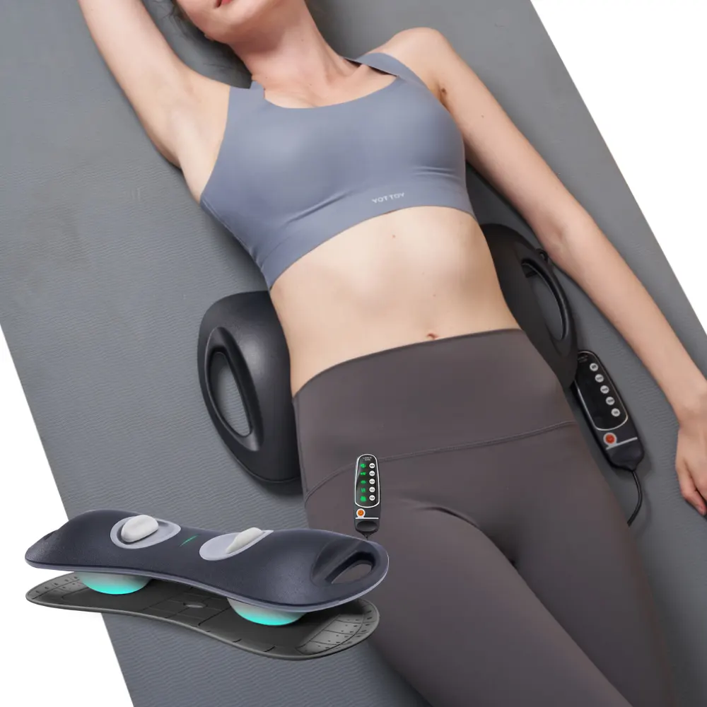 Masseur de dos ergonomique OEM à traction dynamique et compresse chaude masseur de bas du dos soulagement des douleurs dorsales machine de massage de physiothérapie