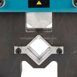 <b>Hydraulic</b> Square Tube Angle Iron Cutting Machine Cutting Die 50 Galvanized Iron Tube Electric Punching Angle Steel Cutting Die - Product Image 6