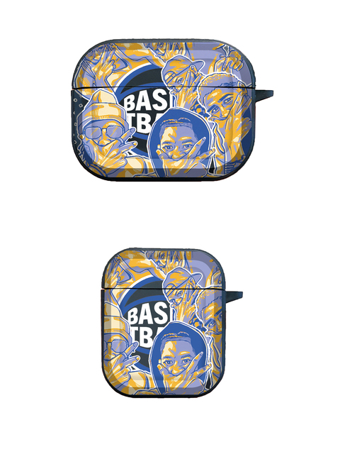 Street Basketball Crew Earbud Case Soft TPU Anti-Dust Shockproof UV Painted Protective Shell for 4/3/Pro/2 Series
