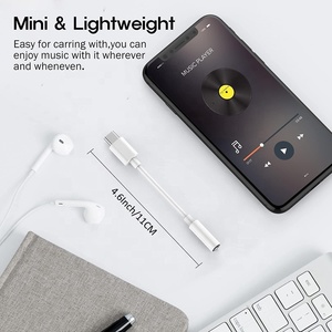 Adaptateur audio numérique USB-C Type-C vers prise casque 3,5 mm de qualité supérieure (lot de 2) pour iPhone 17 16 15 <span class=keywords><strong>Samsung</strong></span> S27 S26 S25 S24 S23 - Product Image 6