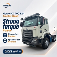Camion tracteur diesel d'occasion HOWO NX SINOTRUK 6X4 10 roues LHD 371-400HP Euro2 Euro5 50T+ Charge utile 50T+