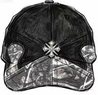 Casquettes de baseball 5 panneaux en coton 100% unisexe, doublées satin, motif léopard, toutes saisons, style Chrome Originals
