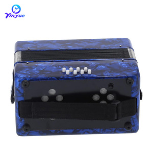 Accordéon à boutons Yinyue 22 touches 8 basses, instrument de musique portable pour étudiants et adultes - Product Image 5