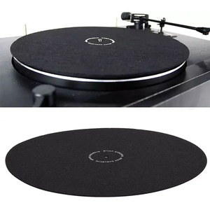 Custom Printed 12 Inch Black <strong>Turntable</strong> Anti <strong>slip</strong> Felt Slipmat Felt <strong>Turntable</strong> <strong>Mats</strong> - Product Image 4