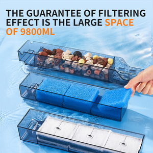 Filtro de Acuario Colgante <span class=keywords><strong>3</strong></span> en 1 Premium, Bajo Ruido, Ciclo de <span class=keywords><strong>Agua</strong></span> Optimizado, Caja de Filtro Externa Superior para Peceras - Product Image 3