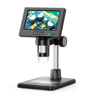 4.3 Inch LCD Screen 50X-1000X Digital Microscope for Smart Phone Repairing Error Coin Soldering PC View USB Microscope Stereo