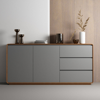 Wohnzimmer Flur Esszimmer möbel Holz Seitens chrank Antik Buffet Side board Modern