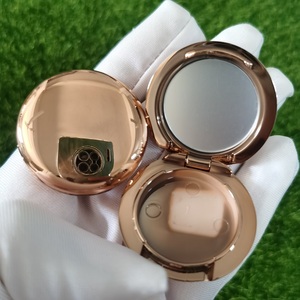 Y014 Sang Trọng Rose Gold Mini <span class=keywords><strong>Eyeshadow</strong></span> Vòng Trường Hợp Rỗng Bao Bì Mỹ Phẩm Blush Container Bột Nhỏ Gọn Trường Hợp Với Gương - Product Image 2