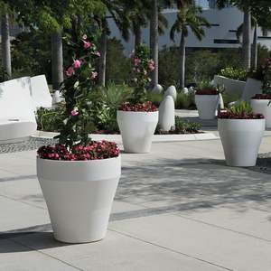 Pots de fleurs en fibre de verre personnalisés, jardinières d'intérieur et d'extérieur, pot de fleurs <span class=keywords><strong>XXL</strong></span> pour extérieur - Product Image 1