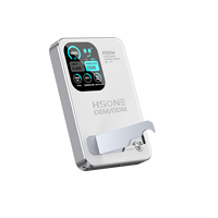 LY10 Premium Aluminium Glas Magnetische Powerbank TFT-Display 15W Kabellos 20W PD Kabelgebunden Ständer 3-in-1 OEM