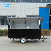 Webetter Custom Mini Street Mobile Remorque alimentaire en fibre de verre Chariot à hot-dogs bon marché Remolques Sanck Machines Camion de restauration pour magasin d'alimentation