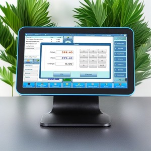 Заводская пользовательская широкоформатная сенсорная машина <span class=keywords><strong>POS</strong></span>-машина с дисплеем, все в одном, кассовый аппарат для ПК - Product Image 6