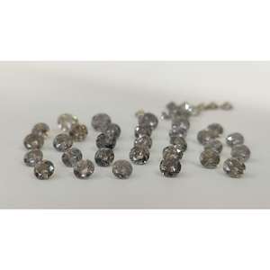 เพชรทรงกลมเจียระไนแบบบริลเลียนท์ ขนาด 4.5 มม. น้ำหนัก 0.38 กะรัต สีซอลท์แอนด์เปปเปอร์ สำหรับทำเครื่องประดับ - Product Image 6