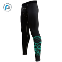 Pur personnalisé en gros noir Animal gorille Fitness Gym formation collants de Compression hommes personnalisé séchage rapide Compression vêtements de Sport