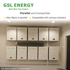 Batería Solar Apilable GSL ENERGY, <span class=keywords><strong>Precio</strong></span> <span class=keywords><strong>de</strong></span> Fábrica, 48V 51.2V 100Ah 200Ah 280Ah 300Ah 5kWh 10kWh 15kWh, Certificación UL9540 - Product Image 5