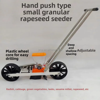 Semoir de précision manuel pour plantes 1 rangée multi-usages en métal jardin de précision pour céréales et légumineuses semoirs de légumes