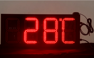 Red 88:88 <strong>Led</strong> Time <strong>Led</strong> Temp Sign <strong>GPS</strong> <strong>Led</strong> <strong>Clock</strong> Sign 8inch Single Color Digit Outdoor <strong>LED</strong> <strong>Display</strong> - Product Image 3