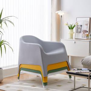 Canapé moderne en plastique confortable, fauteuil de salon, canapé paresseux - Product Image 4