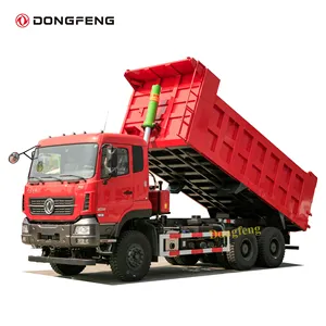 Dongfeng RHD 6x4 camion à benne basculante avec moteur Cummins 375Hp FAST 12 gear 21 cubic camion à benne basculante
