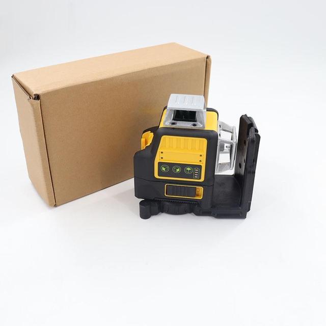 20V Battery Laser Level 12 Line 3 Sides*360 Degree Vertical Self-Leveling Horizontal and Vertical Cross Line Tool for y