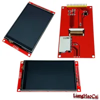 LiangHaoCai IPS HD 3.5 Inci Modul LCD Seri SPI 320X240 TFT ILI9488 Panel Sentuh 4 Kawat Tampilan Lebar Adaptor Warna 65K