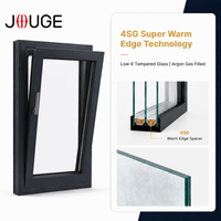 Ventana de Aluminio JOUGE con Doble Acristalamiento Low-E y Vidrio Templado de Seguridad, Especificaciones Personalizadas para Desarrolladores Inmobiliarios