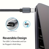 Câble de charge rapide USB Type C 5A 60W pour iPhone 15 Pro Max, câble de données Type-C pour Samsung Galaxy Xiaomi Huawei