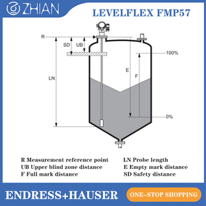Endress + hauser hướng dẫn sóng Radar cấp Cảm biến E + H fmp57 một ứng dụng để đo chính xác - Product Image 4
