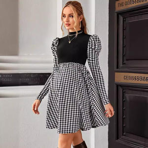 <span class=keywords><strong>Abito</strong></span> <span class=keywords><strong>in</strong></span> cotone lavorato a <span class=keywords><strong>maglia</strong></span> autunnale per donne incinte stile allungato con motivo a quadri arruffati abbigliamento <span class=keywords><strong>premaman</strong></span> antistatico - Product Image 2