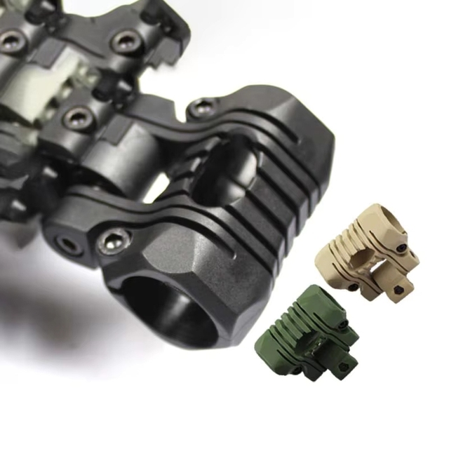 Tactical Flashlight Helmet Holder Torch Clip Mount Rail 21mm for Fast Mich M88