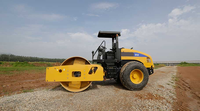 Sem512 12ton 130HP compacteur à rouleaux vibrants à tambour unique nouvellement mis à niveau pour l'Amérique du Sud