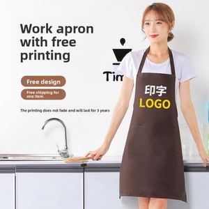 Delantal con Mangas para Adultos con Logotipo Personalizado Impreso al por Mayor, Ropa de Trabajo para Cocina, Limpieza, Publicidad y Promoción - Product Image 2