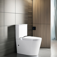 2024 China Water mark New Smart WC Zweiteiliges Smart WC WC Randlose P-Falle Keramik Toiletten schale