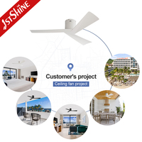 Ventilatore da Soffitto 1stshine Smart Control, Design Elegante, 3 Pale in ABS, Silenzioso e a Basso Profilo