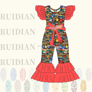 <span class=keywords><strong>Combinaison</strong></span> en soie imprimée florale pour filles, été, tout-petits filles de 8 à 14 <span class=keywords><strong>ans</strong></span>, <span class=keywords><strong>combinaison</strong></span> en tricot imprimée pour enfants - Product Image 6