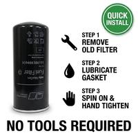 Filtre à carburant robuste X57508300091, séparateur d'eau diesel à visser, fabriqué en Allemagne pour générateur marin MAN 2000 4000