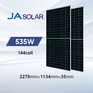 Paneles Solares <span class=keywords><strong>Ja</strong></span> <span class=keywords><strong>Solar</strong></span> 530w 535w 540w 550w Monocristalinos Bifaciales de Doble Vidrio para Uso Doméstico - Product Image 2