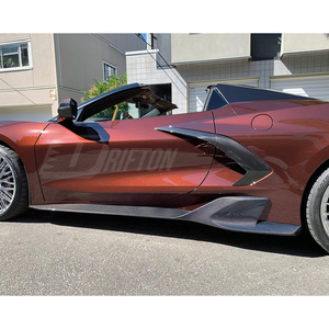 Faldones Laterales de Fibra de Carbono Estilo Drifton AD para Chevrolet Corvette C8 Stingray Z51 2020-2026 - Product Image 1
