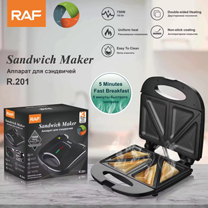 European Style Automatic Household Sandwich Waffle Toast <b>Breakfast</b> <b>Maker</b> Double-Sided Heating Non-Stick USB Powered Plastic - Product Image 5
