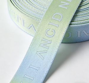 Dreamy <strong>MJ</strong> Brand Eco-Friendly Herringbone Jacquard 100% Polyester Webbing Strap Sleek Niche New Arrival for Bags &amp; Accessories - Product Image 3