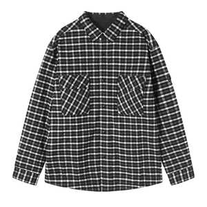 Chemise-veste réversible 2026 pour <span class=keywords><strong>homme</strong></span>, style vintage, en velours côtelé de coton, à manches longues, décontractée - Product Image 2