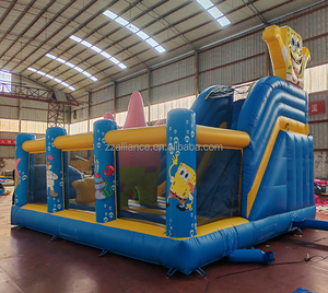 Precio de fábrica, puente inflable, castillo <span class=keywords><strong>hinchable</strong></span>, <span class=keywords><strong>Bob</strong></span> <span class=keywords><strong>Esponja</strong></span>, alquiler comercial a la venta - Product Image 3