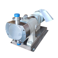 Pompa Transfer Deterjen Industri, Pompa Rotary Lobe Sanitasi SS316L untuk Sabun Cair, Deterjen Cuci Piring, dan Deterjen Cuci Pakaian