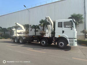 نصف مقطورة 3 محاور هيكل عظمي 20GP 40HQ رافعة جانبية للحاوية 37T (من من من من من من من نوع MQH37A MQG37 - Product Image 2