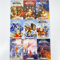 Version de l'histoire d'Avatar en anglais, livre d'histoires animées, 18 volumes