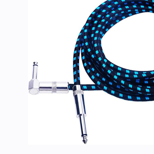 Cable de Instrumento TRS Macho a Macho de 6.35 mm con Trenzado de Nailon, Cable de Audio TRS de 1/4 de Pulgada - Product Image 3