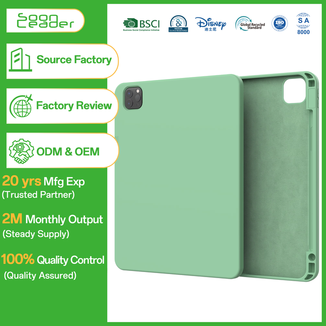 Soonleader Factory Directly Sell Pure Color Waterproof Anti Scratch Silicone+PC Case Screen Protector for iPad Pro 11 Inches