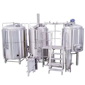 1000l醸造設備レストランビール醸造システムTiantaiからターンキーソリューション2つの容器醸造所販売